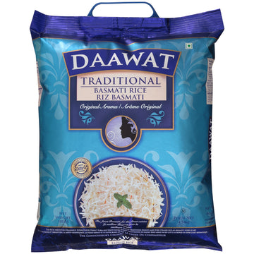 Daawat Traditional Basmati Rice 10lb In Blue