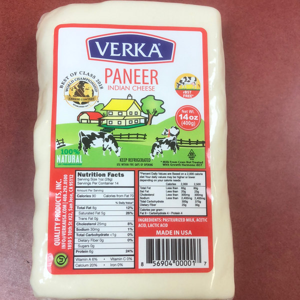 Verka paneer 14oz 400g