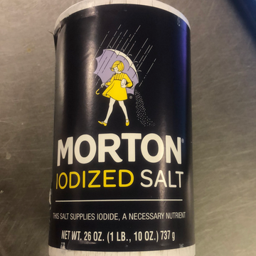 Morton iodized salt 1 lb