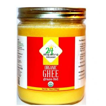 24 Mantra Grass Fed Ghee Organic 14oz 396g